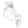 Roline VALUE LCD Monitor Arm Standard - Image 2