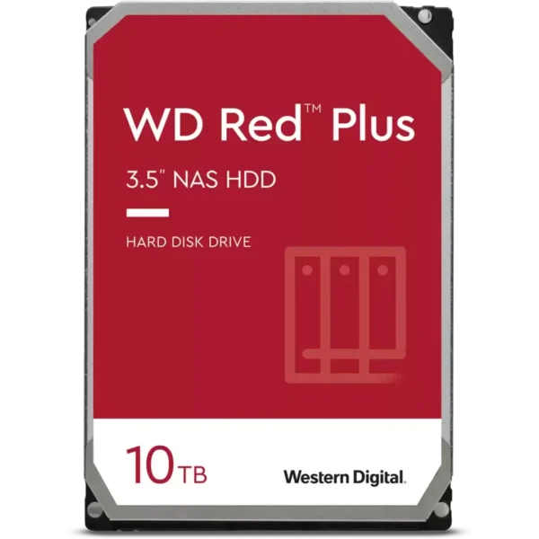Western Digital Red Plus NAS Hard Drive 10TB