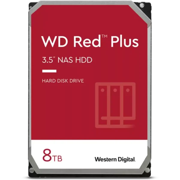 Western Digital Red Plus NAS Hard Drive 8TB