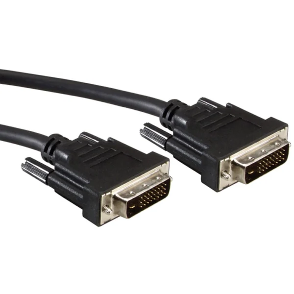 Roline Value DVI cable, DVI-D (24+1) Dual Link, M/M, 1m - 5m
