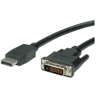 Roline Value DisplayPort kabel, DP - DVI-D (24+1), 1m - 3m