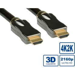 Roline HDMI Ultra HD Cable + Ethernet, M/M, 2m - 15m