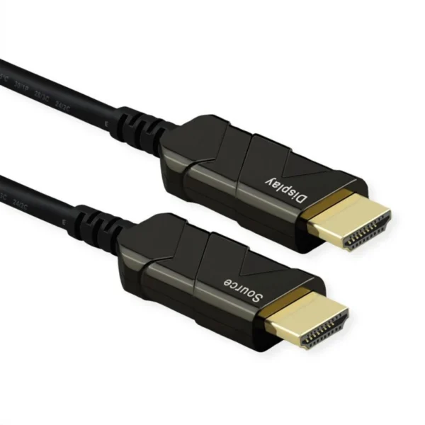 Roline HDMI 8K Ultra HD Active, Optical cable (AOC), M/M, 20 m - 50 m